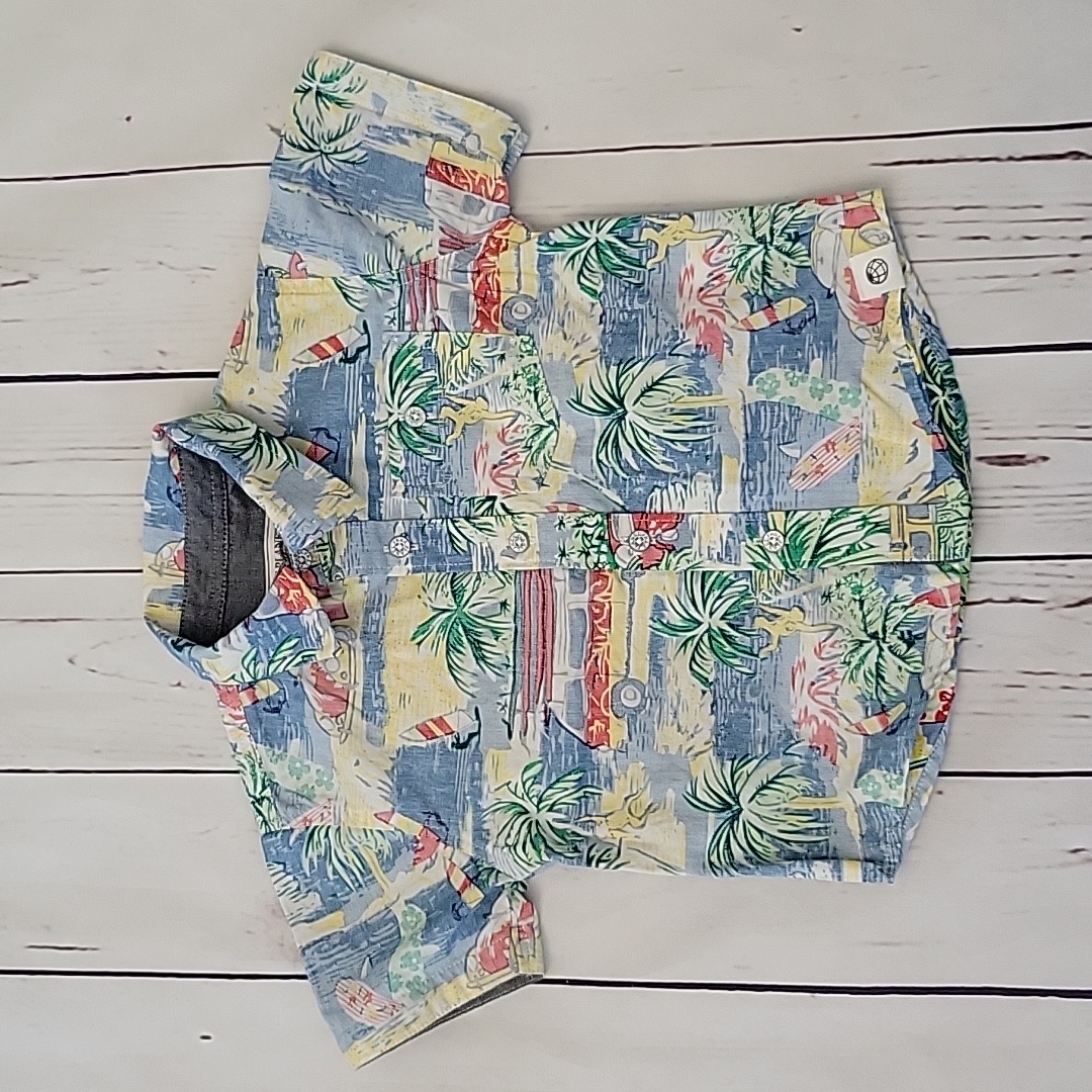 Free Planet Button Down
